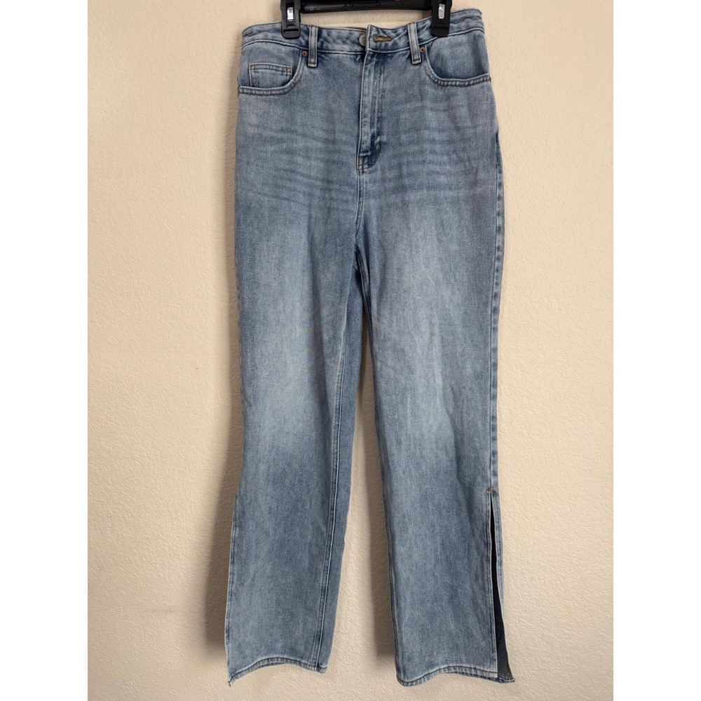PacSun‎ 90s Boyfriend Jeans Women's Size 28 Light Wash Denim High Rise Slit